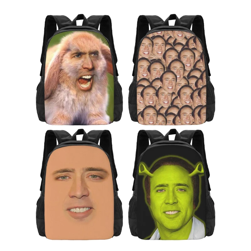 Nicholas Cage(d Rabbit) Backpack for Girls Boys Travel RucksackBackpacks Funny Teenage school bag
Nicholas Cage(d Rabbit) Backpack for Girls Boys Travel RucksackBackpacks Funny Teenage school bag