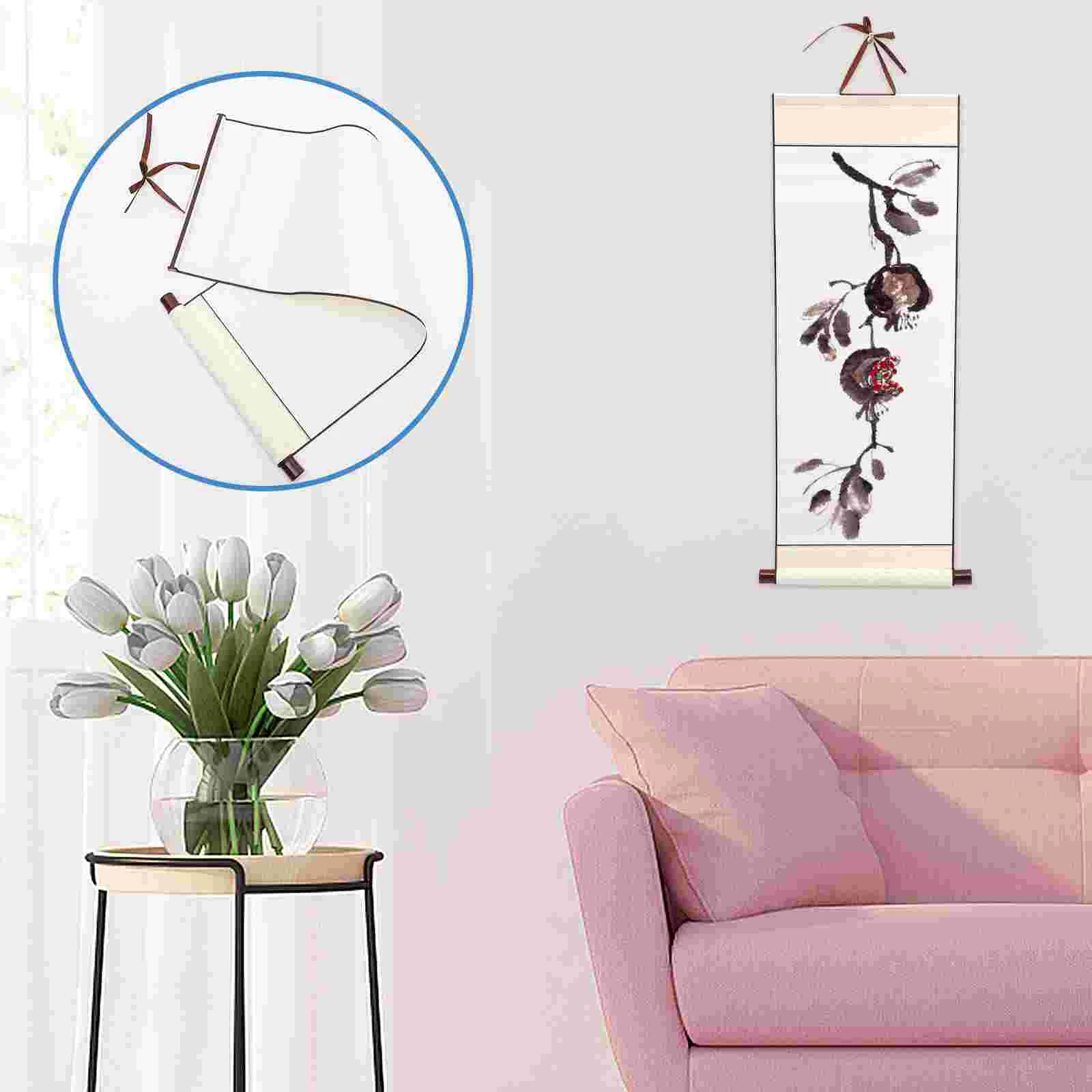 Scroll Paper Chinese Blank Calligraphy Wall Hanging Scrolls Painting Xuan Mounting Drawing Roll Writing Rice Hangings
Scroll Paper Chinese Blank Calligraphy Wall Hanging Scrolls Painting Xuan Mounting Drawing Roll Writing Rice Hangings