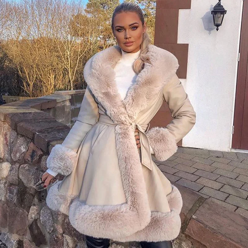 2022 Autumn and Winter New Warm Women's Imitation Fur Long-sleeved Jacket Temperament Lotus Leaf Pendulum Mid-length Coat Women
2022 Autumn and Winter New Warm Women's Imitation Fur Long-sleeved Jacket Temperament Lotus Leaf Pendulum Mid-length Coat Women
