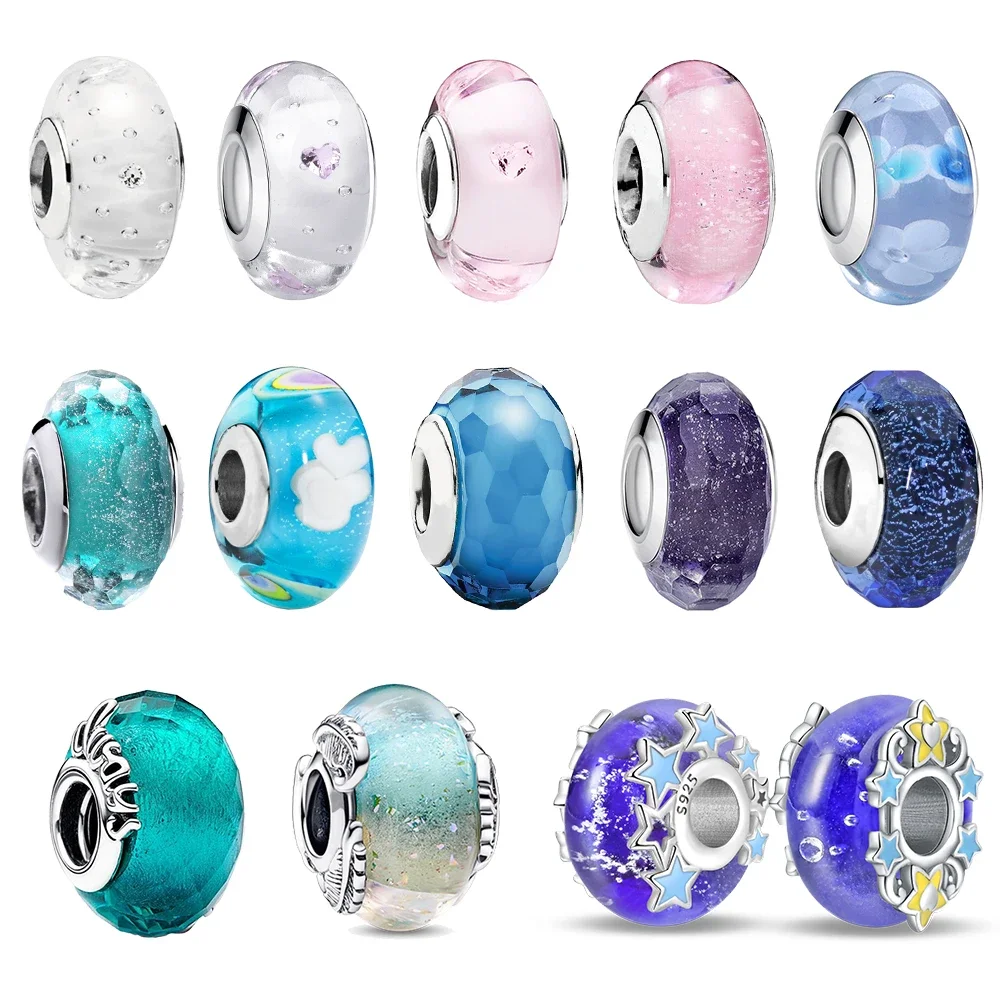 New 925 Sterling Silver Rainbow Star Murano Glass Bead Luminous Bead Charm Fit Pandora Bracelets Women's Boutique Jewelry Gift
New 925 Sterling Silver Rainbow Star Murano Glass Bead Luminous Bead Charm Fit Pandora Bracelets Women's Boutique Jewelry Gift