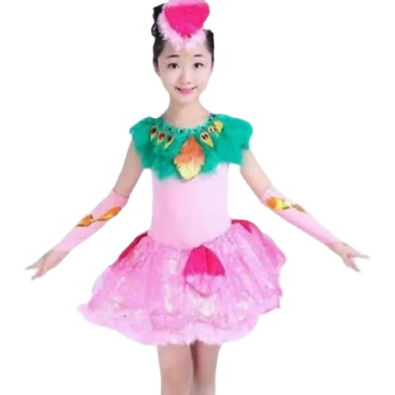 Children's Latin dance performance dress girl ballet bird dress peacock dance Peng peng skirt performance dress
Children's Latin dance performance dress girl ballet bird dress peacock dance Peng peng skirt performance dress