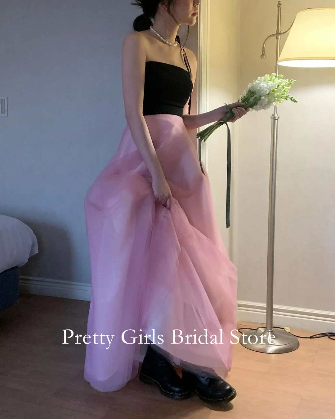 OEING Strapless Korea Garden Evening Dresses Sleeveless Formal 프롬드레스 Floor Length Elegant Organza Prom Growns Party Women Bride
OEING Strapless Korea Garden Evening Dresses Sleeveless Formal 프롬드레스 Floor Length Elegant Organza Prom Growns Party Women Bride