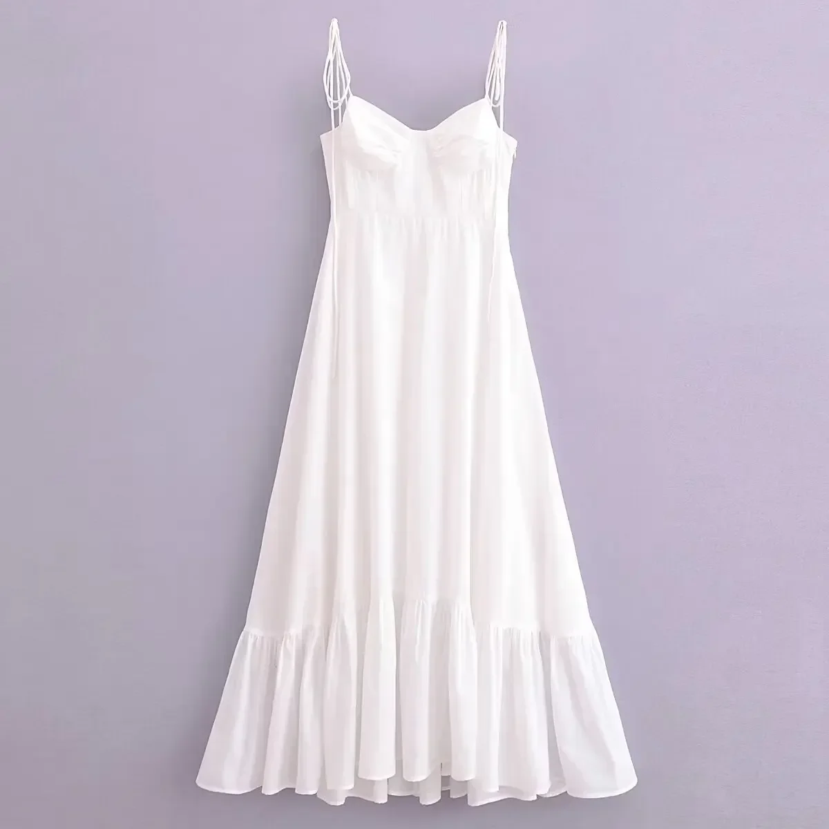 Women's 2024 New Fashion Loose Pleated Corset Style Poplin Sling Midi Dress Retro Sleeveless Open Back Women's Dress Mujer
Women's 2024 New Fashion Loose Pleated Corset Style Poplin Sling Midi Dress Retro Sleeveless Open Back Women's Dress Mujer
