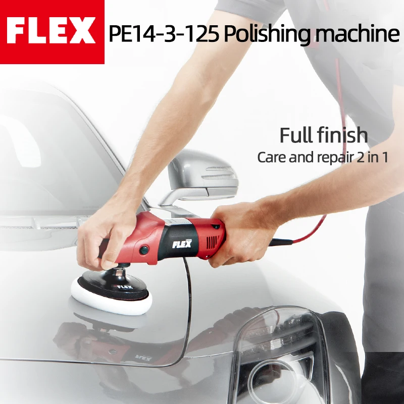 Немецкая электрическая полировальная машина FLEX5, 125 мм, автомобильная краска, ремонт царапин, маленькая машина для восковой обработки, 1400 Вт
Немецкая электрическая полировальная машина FLEX5, 125 мм, автомобильная краска, ремонт царапин, маленькая машина для восковой обработки, 1400 Вт