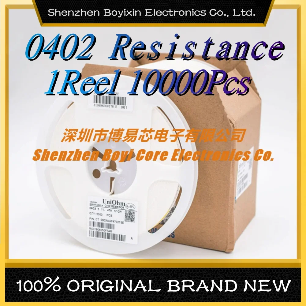 10000Pcs SMD 0402 1% High Precision Resistor 1R 2R 3R 4R 5.6R 10R 20R 30R 40R 56R 68R 82R 0.1R 100R 220R 470R 1K 10K 20K 33K 82K
10000Pcs SMD 0402 1% High Precision Resistor 1R 2R 3R 4R 5.6R 10R 20R 30R 40R 56R 68R 82R 0.1R 100R 220R 470R 1K 10K 20K 33K 82K