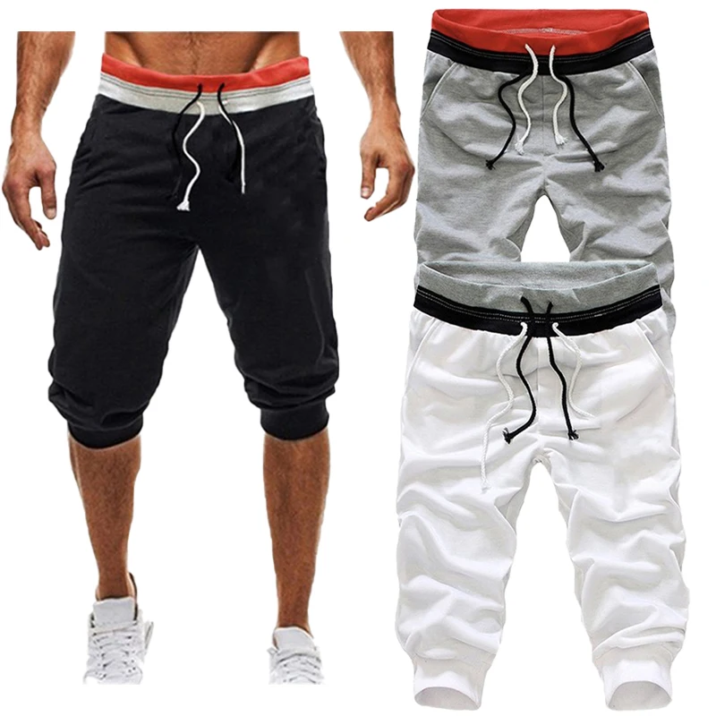 Men's casual summer sports jogging drawstring shorts plus size solid color pocket cotton beach shorts
Men's casual summer sports jogging drawstring shorts plus size solid color pocket cotton beach shorts