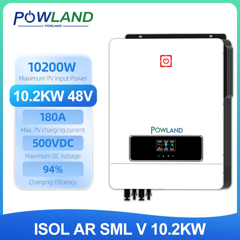 Гибридный солнечный инвертор POWLAND 220 кВт, 48 В, в, а, контроллер Солнечного Заряда MPPT, PV в постоянного тока, автономный инвертор с поддержкой Wi-Fi
Гибридный солнечный инвертор POWLAND 220 кВт, 48 В, в, а, контроллер Солнечного Заряда MPPT, PV в постоянного тока, автономный инвертор с поддержкой Wi-Fi