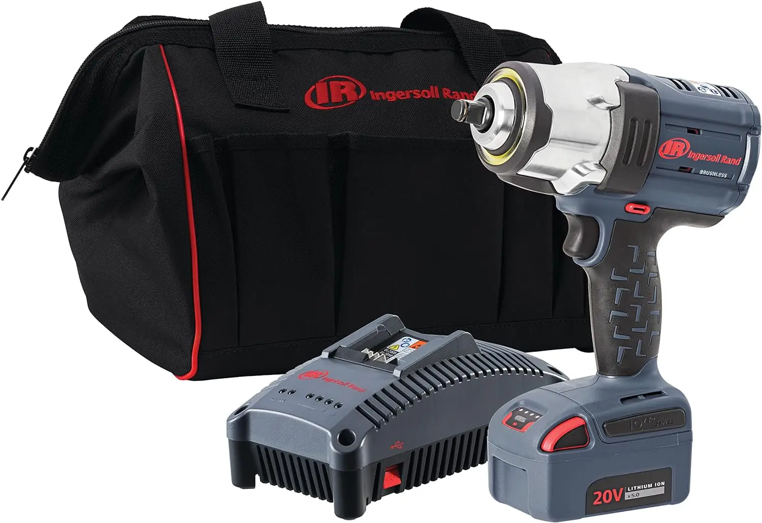 

Ingersoll Rand W7152-K12 1/2" Cordless Impact Wrench and 1 Battery Kit, 4 Power Modes, Brushless Motor, 1500 ft/lbs Nut Busting
