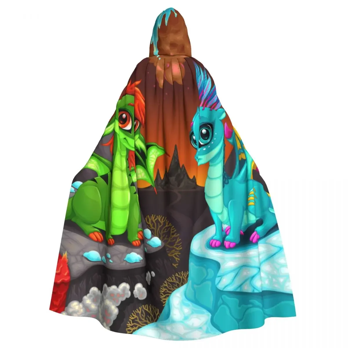 Adult Cloak The Young Dragon Cape Hooded Medieval Costume Witch Wicca Vampire Elf Purim Carnival Party
Adult Cloak The Young Dragon Cape Hooded Medieval Costume Witch Wicca Vampire Elf Purim Carnival Party