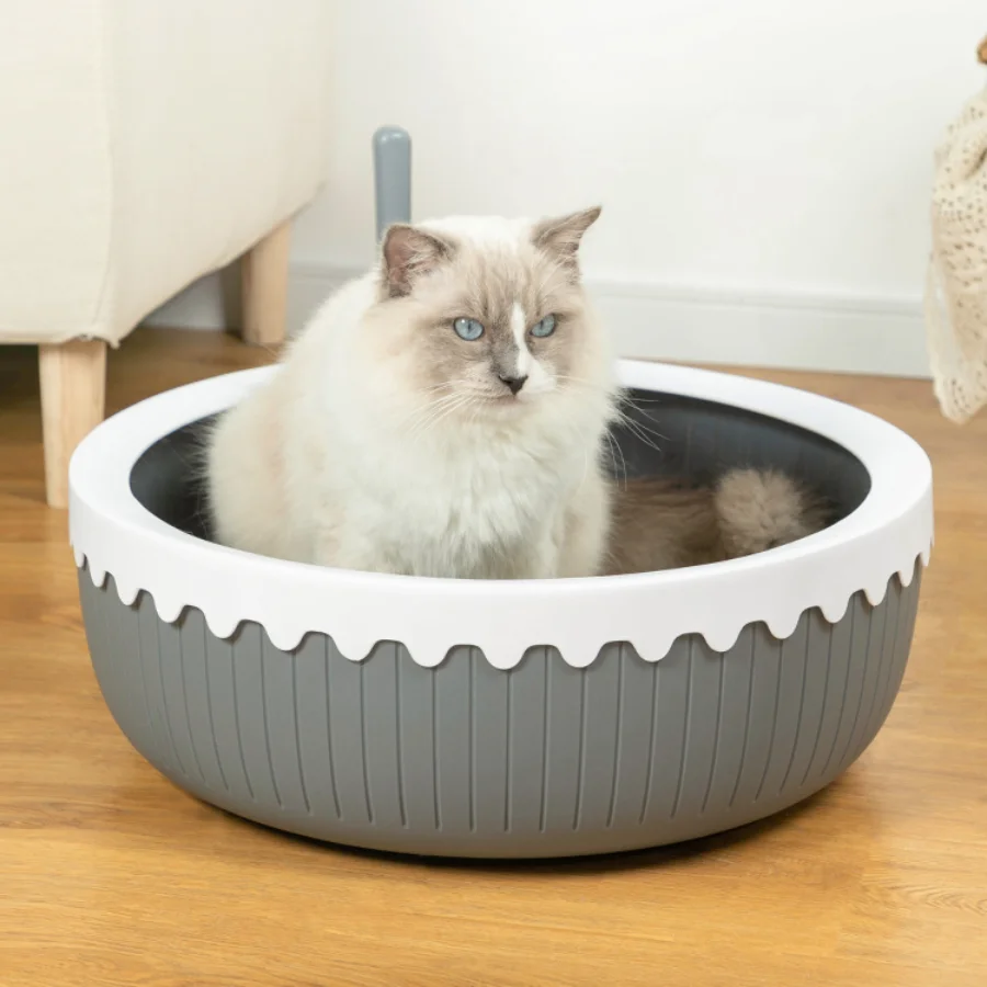 Easy Clean Semi-closed Litter Boxes Cat Top Entry Large Portable Splash Guard No Odor Matt Cats Toilet Training Kit Pet Supplies
Easy Clean Semi-closed Litter Boxes Cat Top Entry Large Portable Splash Guard No Odor Matt Cats Toilet Training Kit Pet Supplies