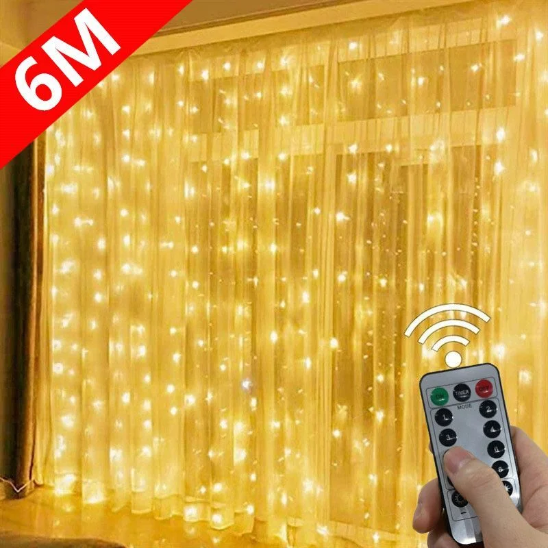 LED String Lights Christmas Decoration Remote Control USB Wedding Garland Curtain 3M Lamp Holiday For Bedroom Bulb Outdoor Fairy
LED String Lights Christmas Decoration Remote Control USB Wedding Garland Curtain 3M Lamp Holiday For Bedroom Bulb Outdoor Fairy