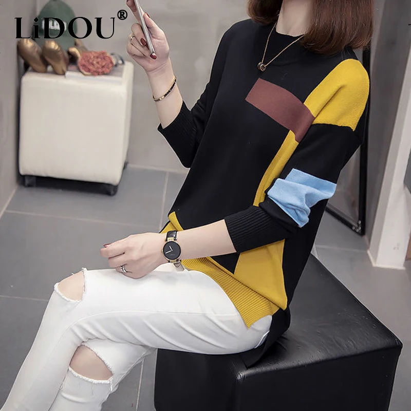 Autumn Winter Fashion Trend Loose Casual All-match Sweater Women Bottoming Shirt Knitted Lady Sweater Aesthetic Female Clothes
Autumn Winter Fashion Trend Loose Casual All-match Sweater Women Bottoming Shirt Knitted Lady Sweater Aesthetic Female Clothes