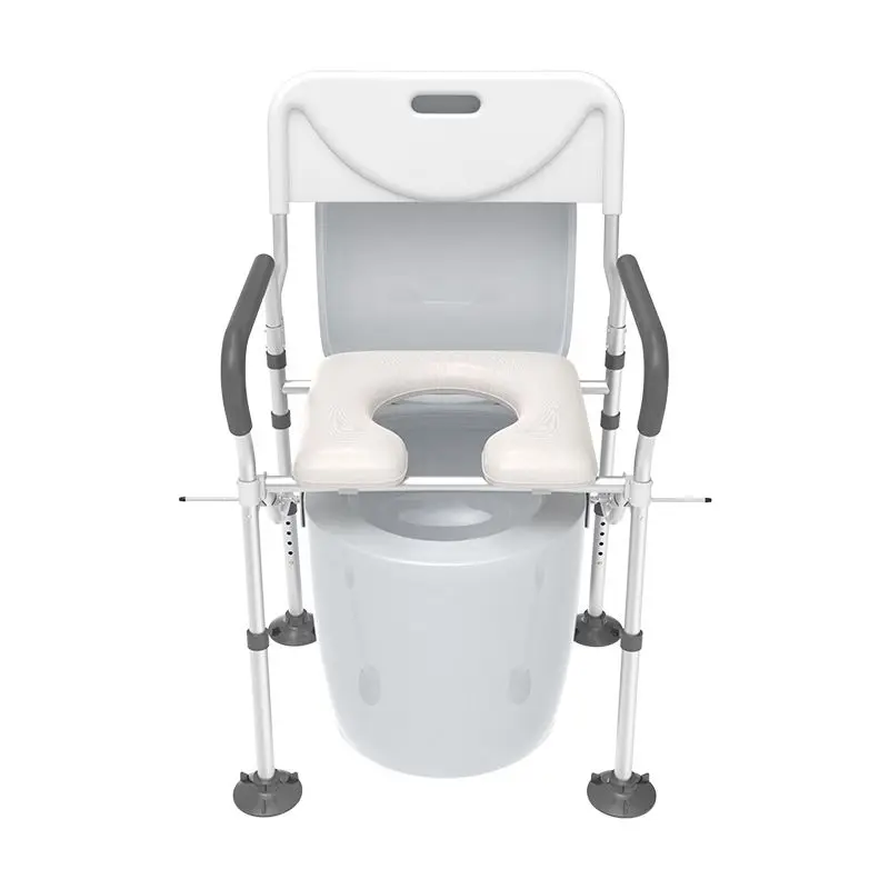 

Toilet Mobile Heighten Stand with Armrest for Elderly and Pregnant Women Home Portable Bathroom Non-Slip Potty Chair Stand