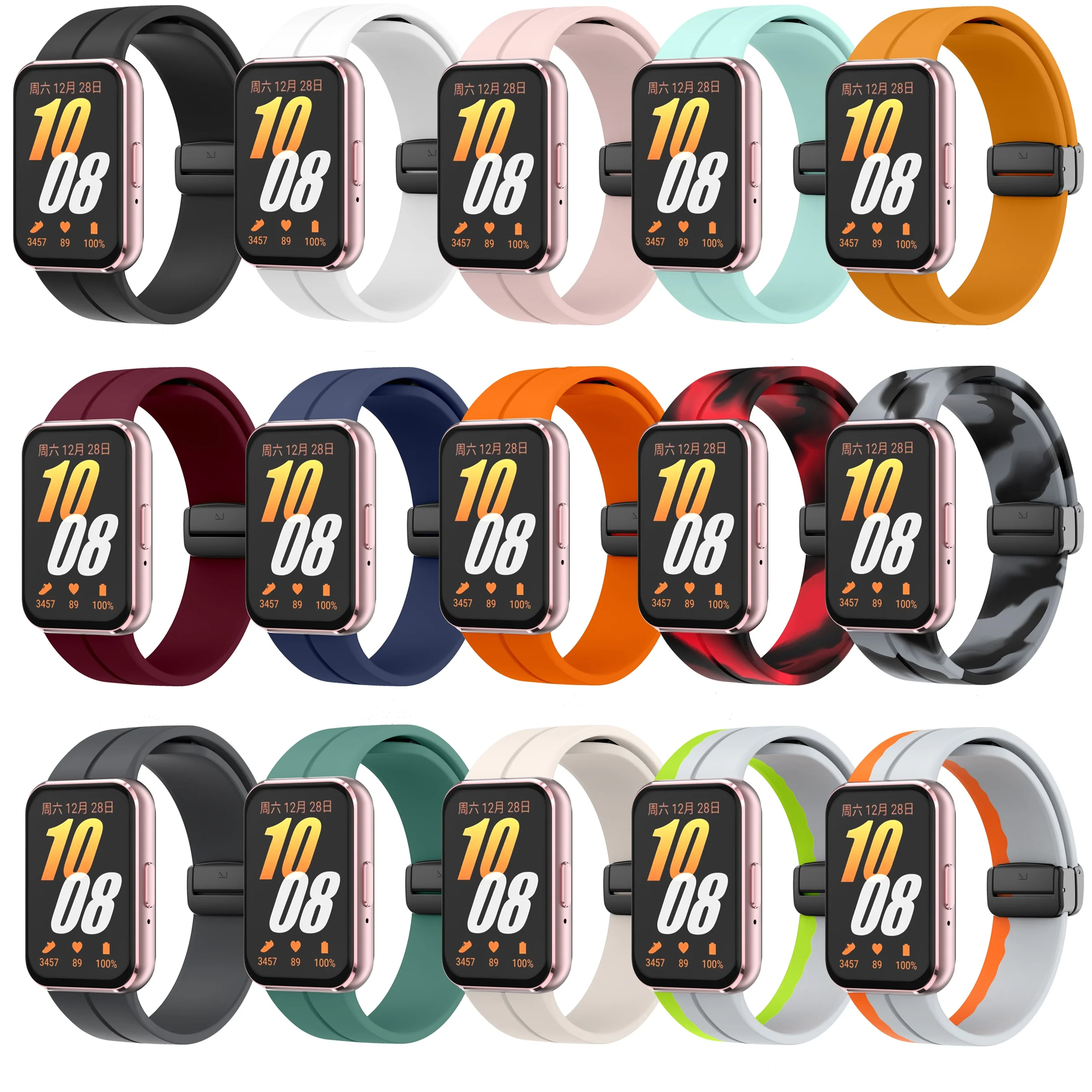 iPANWEY Magnetic Buckle Silicone Watch Band For Samsung Galaxy Fit3 Watch Waterproof Sport Easy to Replace Strap For Galaxy Fit3
iPANWEY Magnetic Buckle Silicone Watch Band For Samsung Galaxy Fit3 Watch Waterproof Sport Easy to Replace Strap For Galaxy Fit3