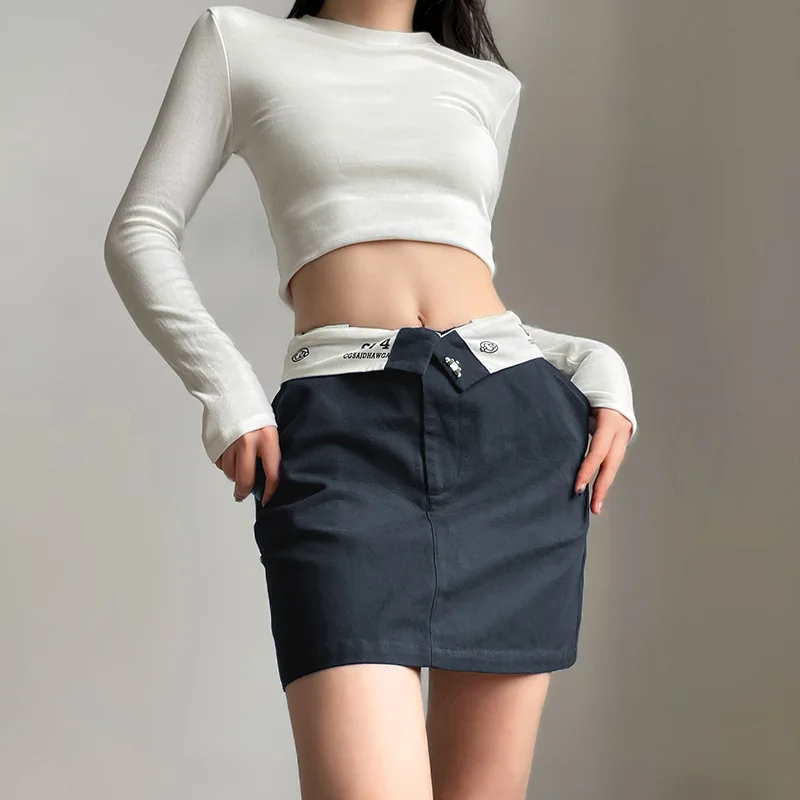 Women Korean Fashion Mini Skirt Y2k Streetwear Harajuku All-Match Commuting Sexy Revers High Waist Micro Skirt Summer Bottoms
Women Korean Fashion Mini Skirt Y2k Streetwear Harajuku All-Match Commuting Sexy Revers High Waist Micro Skirt Summer Bottoms
