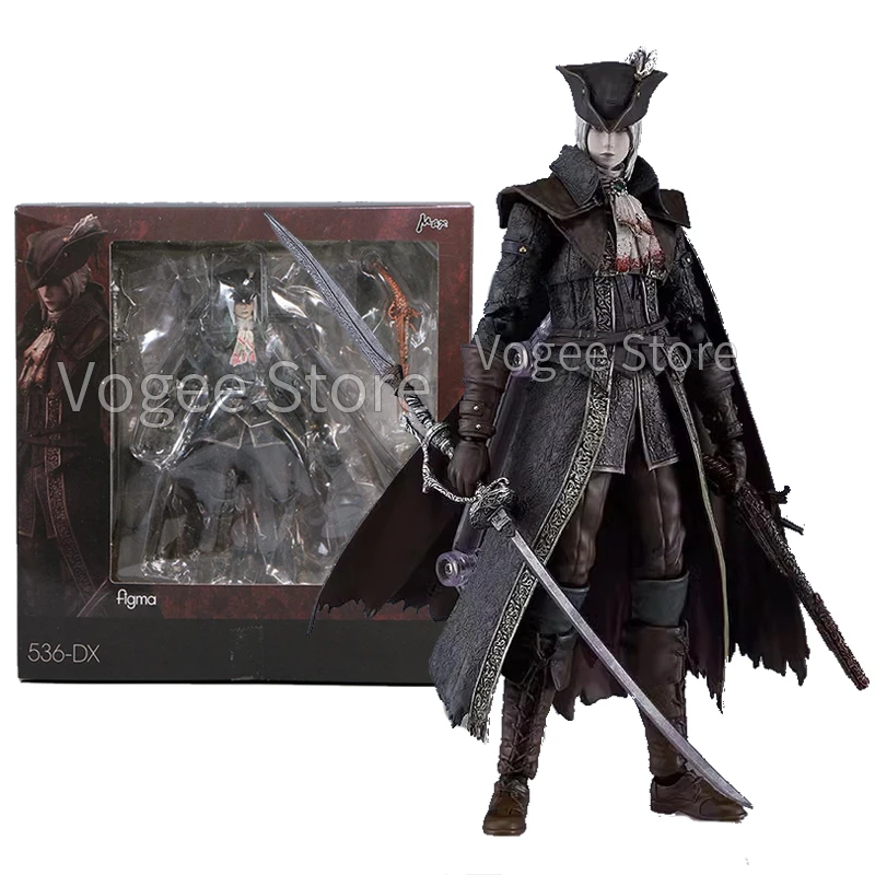 

Figma #536 Bloodborne Anime Figure Lady Maria of the Astral Clocktower Action Figure The Old Hunters DX Edition Model Doll Toys