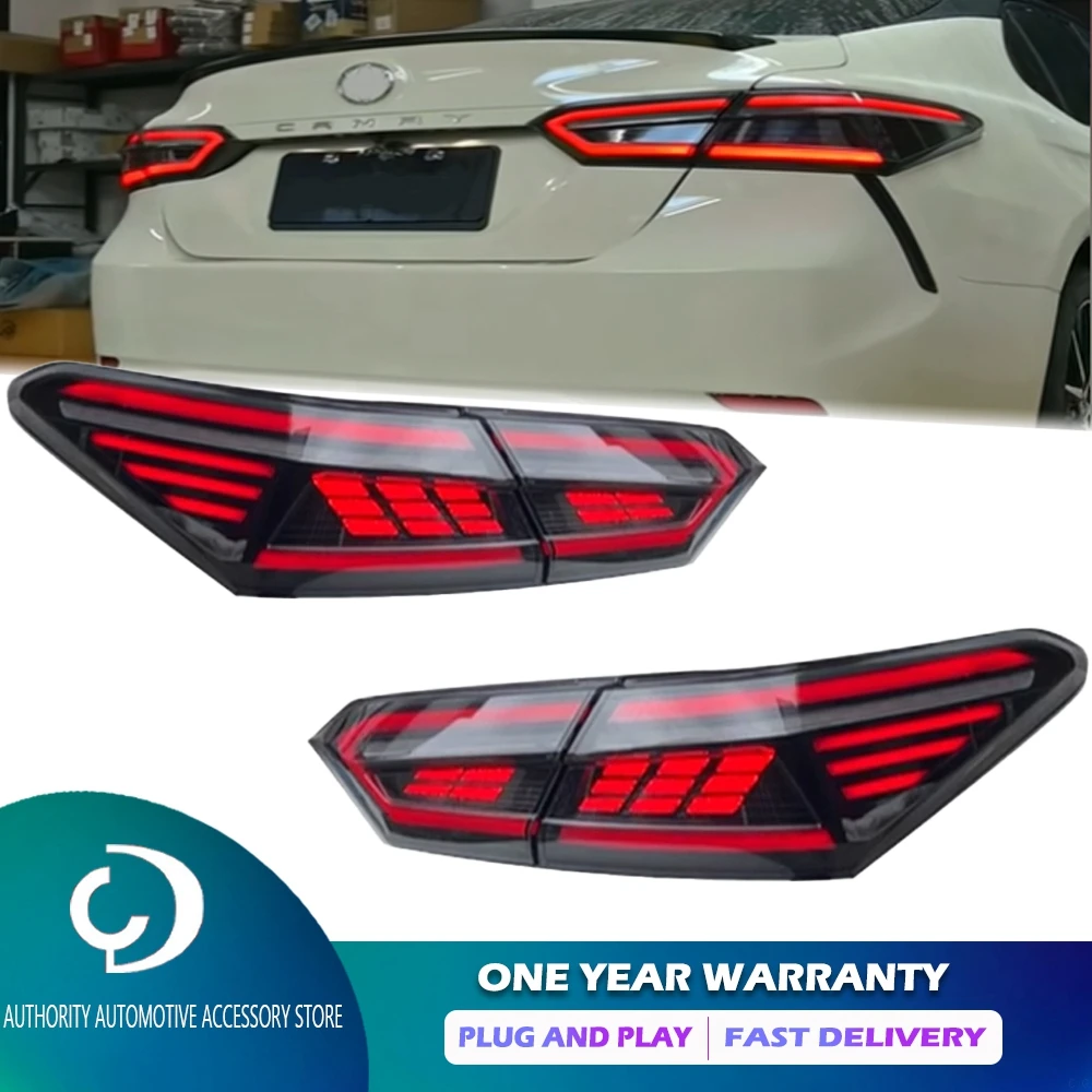 

Taillight For Toyota Camry LED Taillights 2018-2022 Tail Lamp Car Styling DRL Signal Projector Lens Auto Accessories Rear light