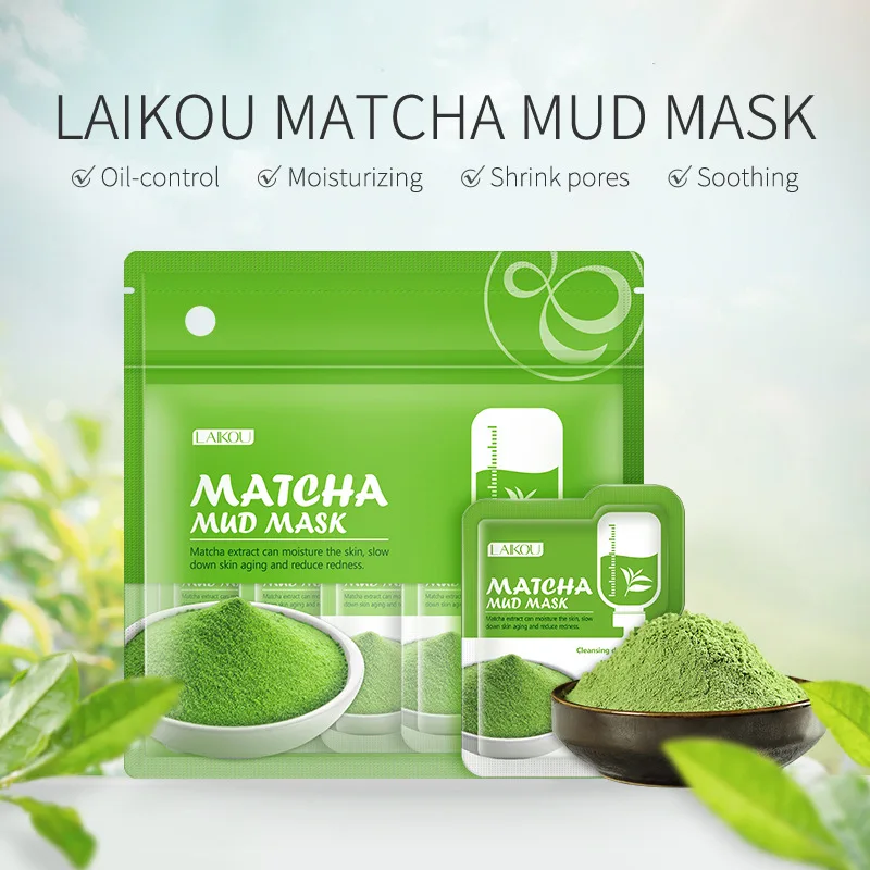 5PCS/12PCS LAIKOU Matcha Mud Mask Anti Aging Moisturizing Fade Dark Circle Reduce Acne Matcha Extract Face Care Mud Mask
5PCS/12PCS LAIKOU Matcha Mud Mask Anti Aging Moisturizing Fade Dark Circle Reduce Acne Matcha Extract Face Care Mud Mask