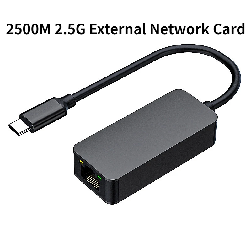 Type C To RJ45 Converter Ethernet Lan Adapter Wired 2500M 2.5G External Network Card for Windows 7/8/10 / XP MacBook Hub
Type C To RJ45 Converter Ethernet Lan Adapter Wired 2500M 2.5G External Network Card for Windows 7/8/10 / XP MacBook Hub