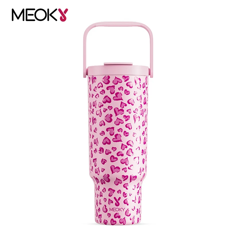 Meoky Cup 40oz/1182ml Pink Tumbler With Lid Leakproof Double-wall Vacuum Stainless Steel Thermos Bottle Water Milk Tea Cup
Meoky Cup 40oz/1182ml Pink Tumbler With Lid Leakproof Double-wall Vacuum Stainless Steel Thermos Bottle Water Milk Tea Cup