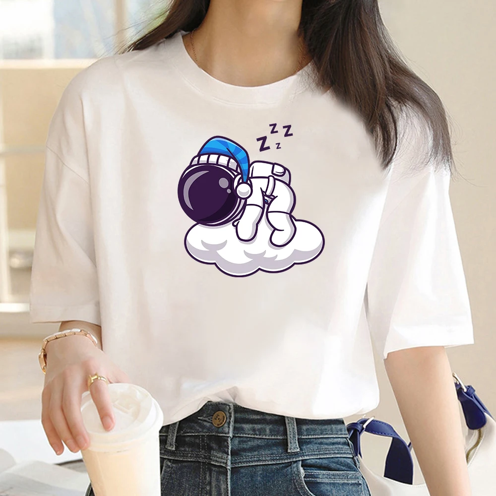 Women Astronaut Print T-shirt Street Trend Girls Casual Top T-shirt Fashion Y2K Print Women Street Wear Women T-shirt
Women Astronaut Print T-shirt Street Trend Girls Casual Top T-shirt Fashion Y2K Print Women Street Wear Women T-shirt