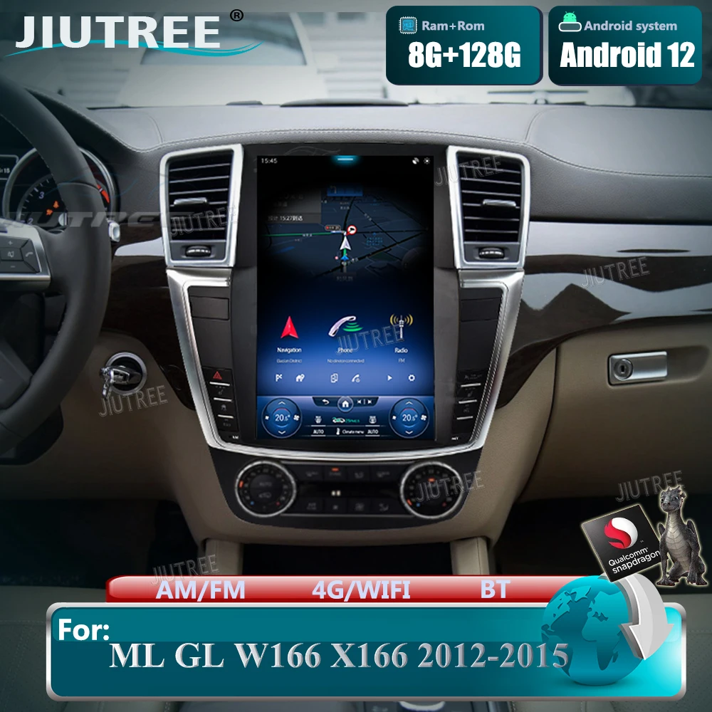 12.1 inch Qualcomm Android 12 Car Radio For Mercedes Benz ML GL W166 X166 GPS Navigation Stereo Receiver Multimedia Player
12.1 inch Qualcomm Android 12 Car Radio For Mercedes Benz ML GL W166 X166 GPS Navigation Stereo Receiver Multimedia Player