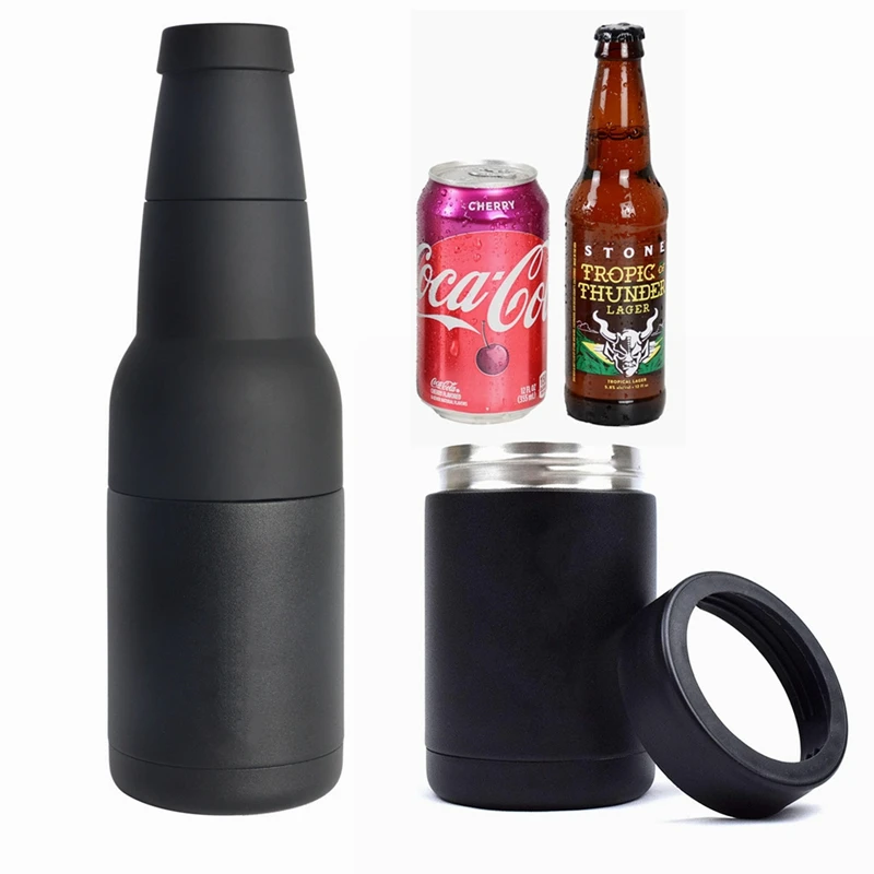 2 in 1 Beer Can Holder Vacuum Insulated Double Walled Stainless Steel Beer Bottle Holder with Cola Opener Cooler 12oz termo logo
2 in 1 Beer Can Holder Vacuum Insulated Double Walled Stainless Steel Beer Bottle Holder with Cola Opener Cooler 12oz termo logo