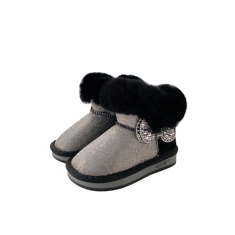 Wholesale Unique Bow-knot Designed Winter Kids Boots 2021 Zipper Non-slip Girls Ankle Boots Children's Princess Snow Boots
Wholesale Unique Bow-knot Designed Winter Kids Boots 2021 Zipper Non-slip Girls Ankle Boots Children's Princess Snow Boots