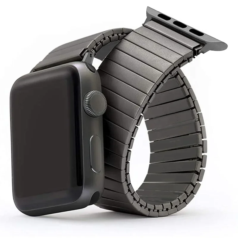 Stainless Steel strap for apple watch band 44mm 40mm iWatch 42mm 38mm Elastic Watchband bracelet Apple watch 5 4 3 se 6
Stainless Steel strap for apple watch band 44mm 40mm iWatch 42mm 38mm Elastic Watchband bracelet Apple watch 5 4 3 se 6