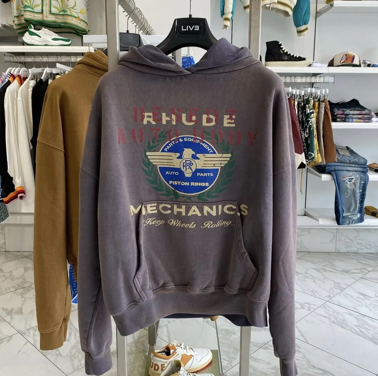 New High quality 2024fw RHUDE Hoodie Vintage 1:1 Oversize Retro Slogan Logo Print Rhude Pullovers Men Women
New High quality 2024fw RHUDE Hoodie Vintage 1:1 Oversize Retro Slogan Logo Print Rhude Pullovers Men Women