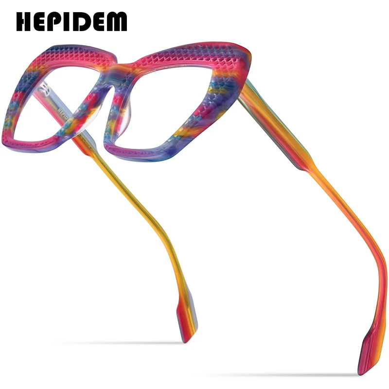 HEPIDEM Hollow Acetate Glasses Frame Women 2023 New Oversize Cat Eye Optical Eyeglasses Cateye Spectacles Eyewear 9264
HEPIDEM Hollow Acetate Glasses Frame Women 2023 New Oversize Cat Eye Optical Eyeglasses Cateye Spectacles Eyewear 9264