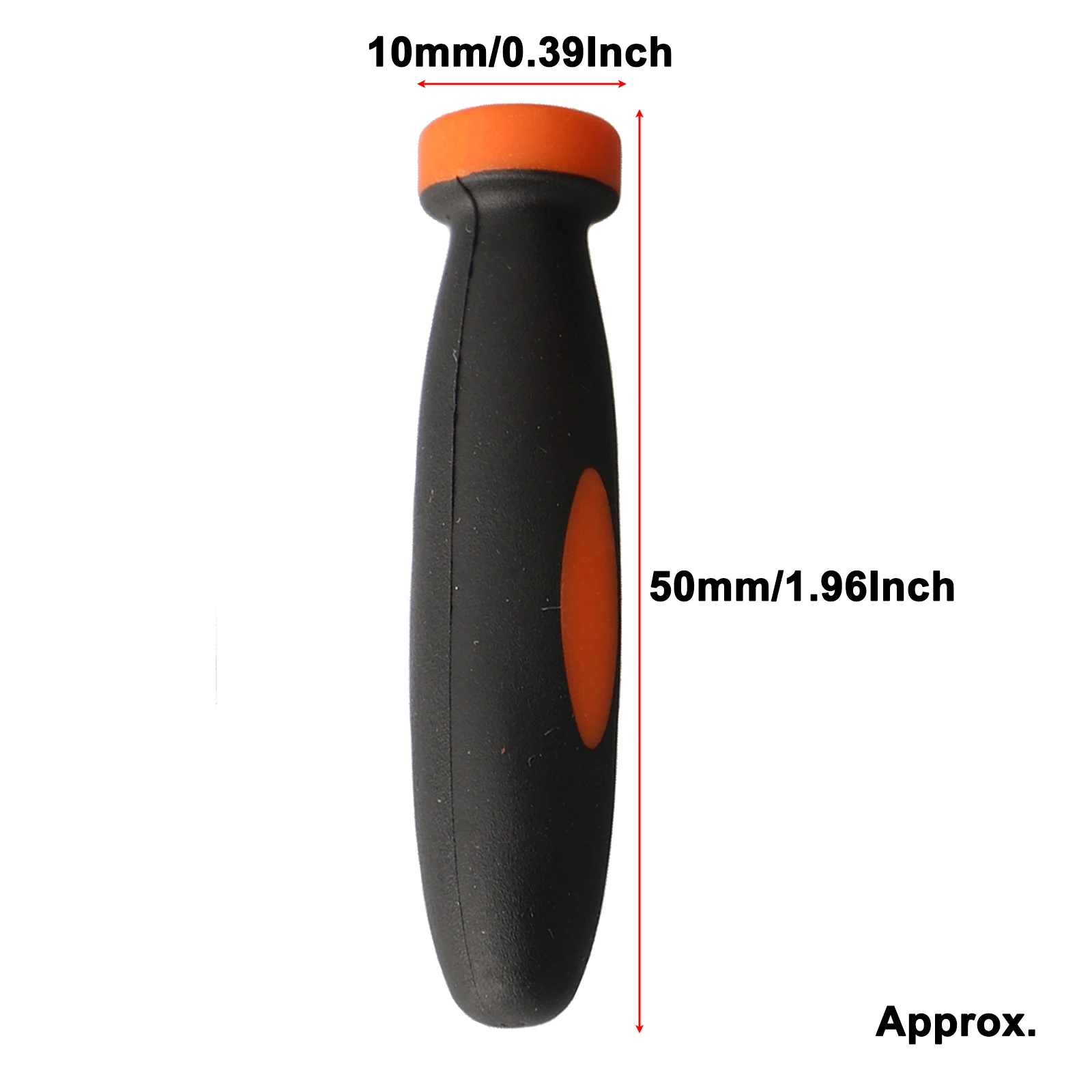 Rubber Files Handles Handles File Replacements Rubber Smooth Black+Orange For Small Files Durable High Quality
Rubber Files Handles Handles File Replacements Rubber Smooth Black+Orange For Small Files Durable High Quality