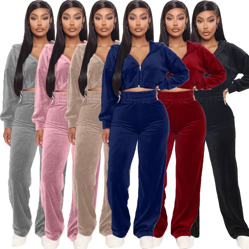 Women Pants Sets Hooded Two Piece Long Sleeve Round Neck Elastic Waist Straight Pants Pullover Solid Color Loose Casual
Women Pants Sets Hooded Two Piece Long Sleeve Round Neck Elastic Waist Straight Pants Pullover Solid Color Loose Casual