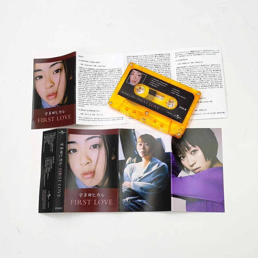 New Utada Hikaru Music Magnetic Tape Greatest Hits First Love Album Cassettes Cosplay Recorder Walkman Car Soundtracks Box Gifts
New Utada Hikaru Music Magnetic Tape Greatest Hits First Love Album Cassettes Cosplay Recorder Walkman Car Soundtracks Box Gifts