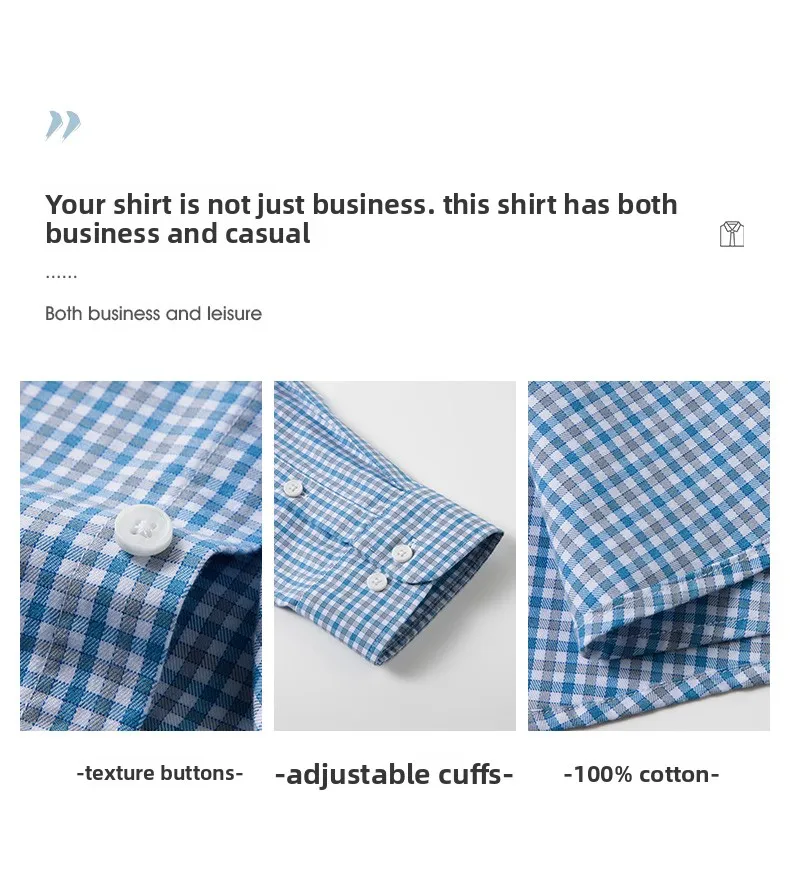 قسط 100% القطن المضادة للتجاعيد موضة العلامة التجارية سليم صالح متقلب الرجال القمصان 2025 مصمم كم طويل زر أسفل بلايز عادية قسط 100% القطن المضادة للتجاعيد موضة العلامة التجارية سليم صالح متقلب الرجال القمصان 2025 مصمم كم طويل زر أسفل بلايز عادية