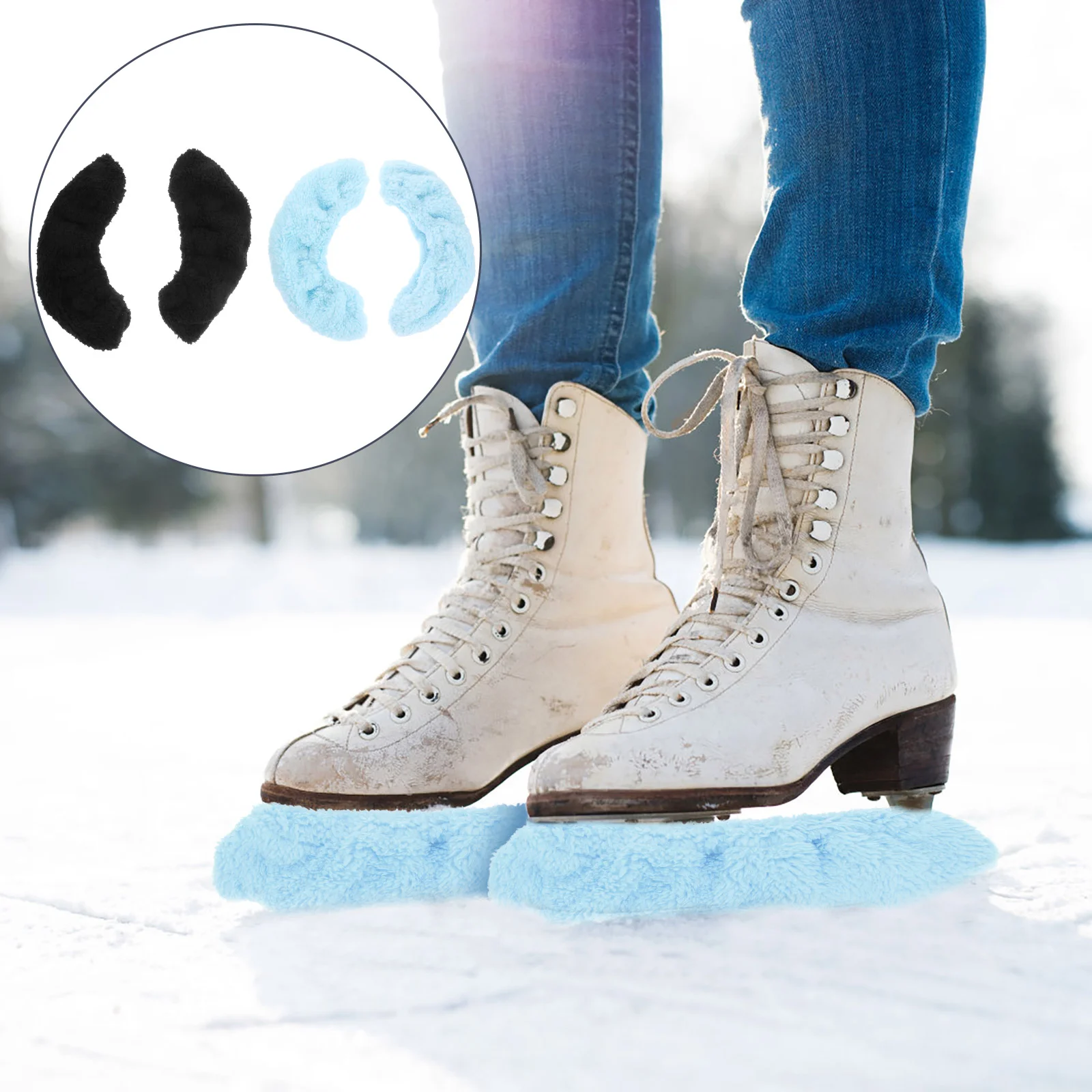2 Pairs Skate Set Elastic Blades Covers Polyester Skates Protectors Ice Sleeves Kids Towels Skating Shoes Absorb Water
2 Pairs Skate Set Elastic Blades Covers Polyester Skates Protectors Ice Sleeves Kids Towels Skating Shoes Absorb Water