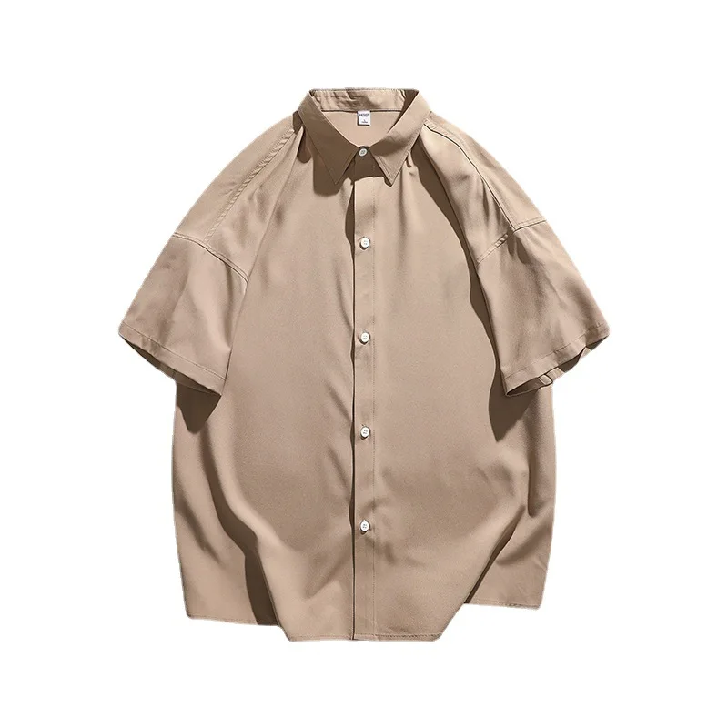 Men's Short Sleeve Shirt 2023 Summer Solid Color Lapel Half-sleeved Shirt Fashion Retro Wide Version Loose Plus Size Casual Tops
Men's Short Sleeve Shirt 2023 Summer Solid Color Lapel Half-sleeved Shirt Fashion Retro Wide Version Loose Plus Size Casual Tops