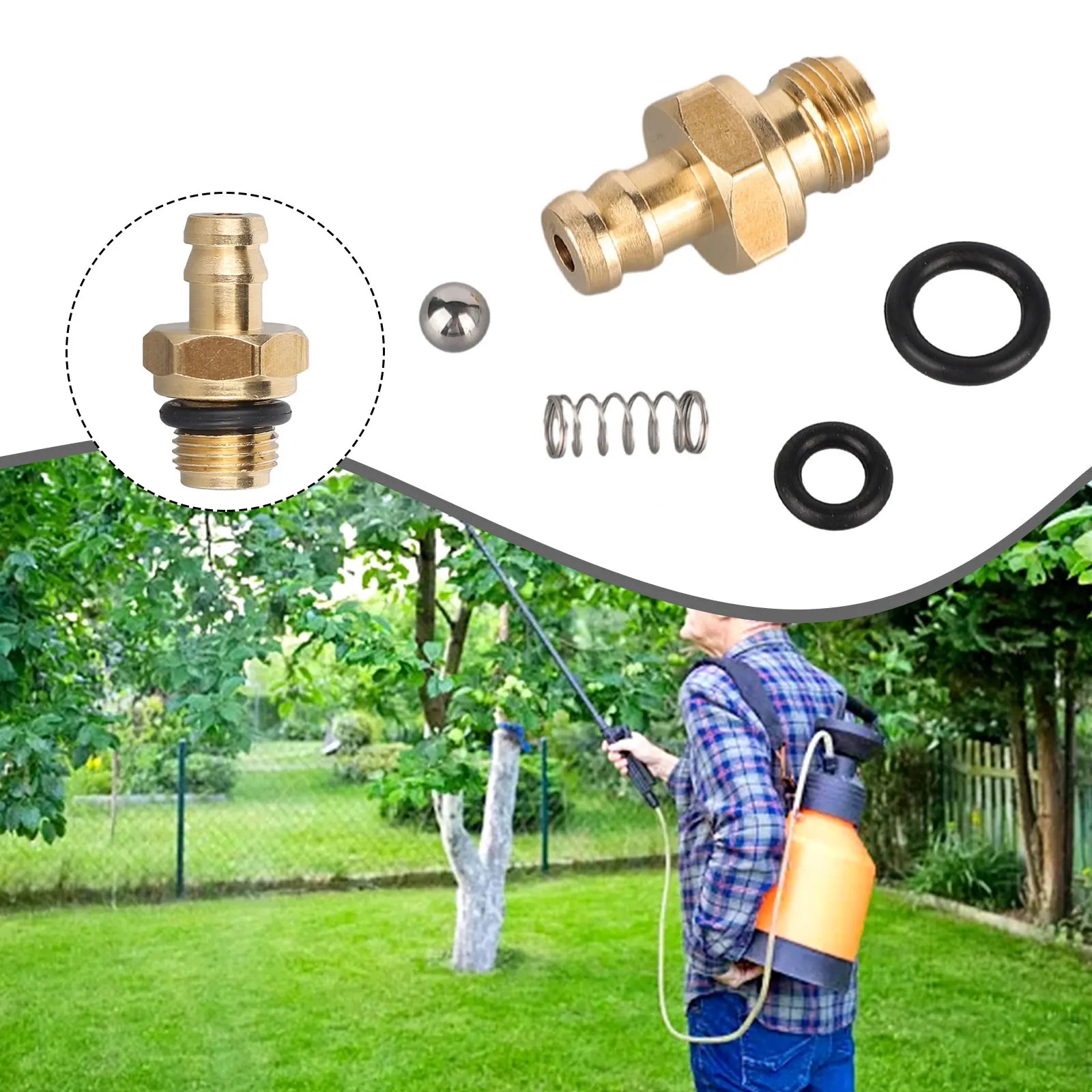 Washer Pressure Washer 190635GS 203640GS 27 BSP Brass Barb Chemical Soap For 190593GS Injector Male Thread None None
Washer Pressure Washer 190635GS 203640GS 27 BSP Brass Barb Chemical Soap For 190593GS Injector Male Thread None None