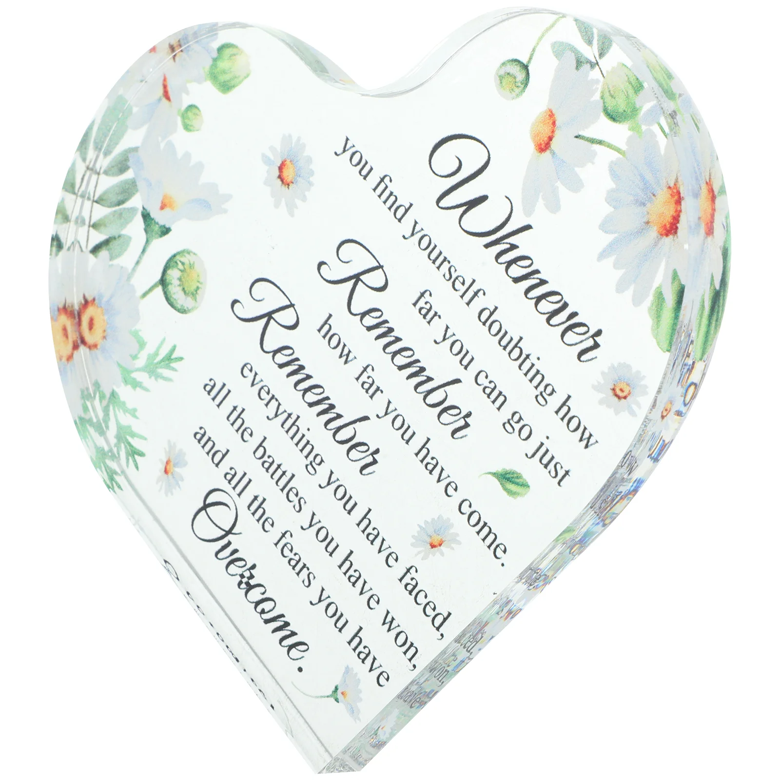 Acrylic Heart Shaped Sign With Motivational Words Motivational Quotes Desk Decor Positive Heart Shaped Acrylic Plaque
Acrylic Heart Shaped Sign With Motivational Words Motivational Quotes Desk Decor Positive Heart Shaped Acrylic Plaque