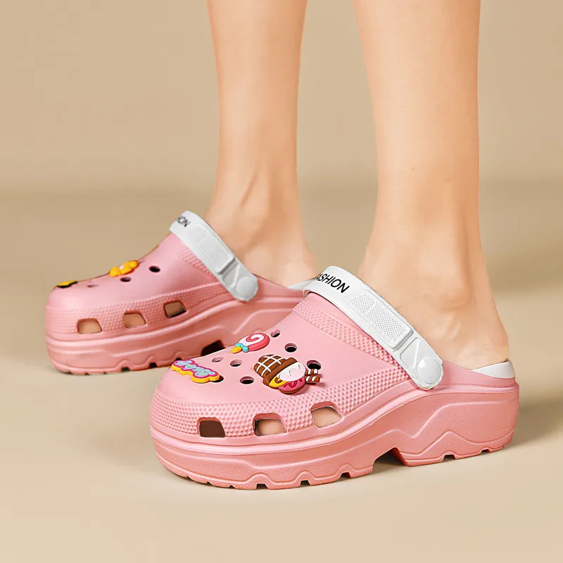 New Fashion Pink Women's Sandals Summer 2024 Height-increasing Platform Sandals Big Size 41 Beach Shoes Women Sandalias De Mujer
New Fashion Pink Women's Sandals Summer 2024 Height-increasing Platform Sandals Big Size 41 Beach Shoes Women Sandalias De Mujer