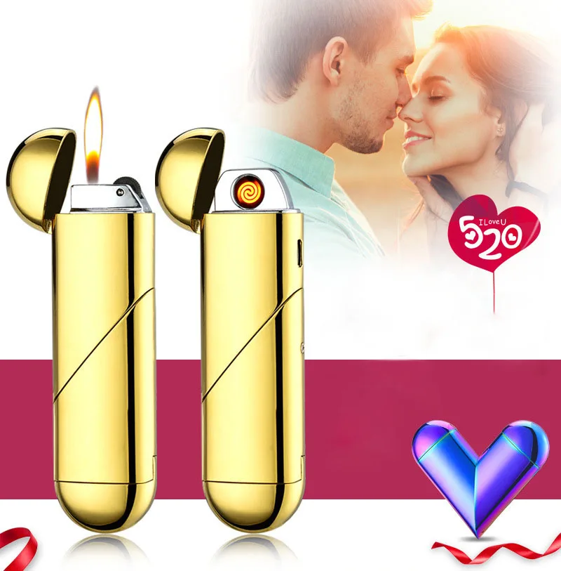 2023 Gas Electric Dual Use Inflatable Charging Lighter Creative Folding Love Lighter Windproof Metal Cigar Lighter Gift for Men
2023 Gas Electric Dual Use Inflatable Charging Lighter Creative Folding Love Lighter Windproof Metal Cigar Lighter Gift for Men