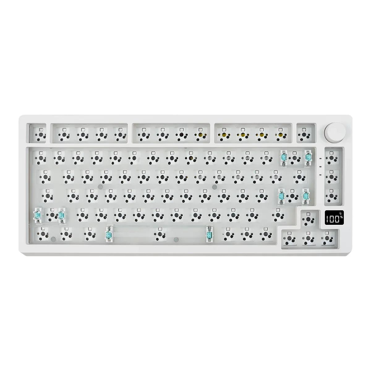 MK75 Pro DIY Mechanical Wireless Keyboard Kit with Tri-Mode Connection,75% Layout, Compatible with 3/5Pin Gateron/Kailh Switch
MK75 Pro DIY Mechanical Wireless Keyboard Kit with Tri-Mode Connection,75% Layout, Compatible with 3/5Pin Gateron/Kailh Switch