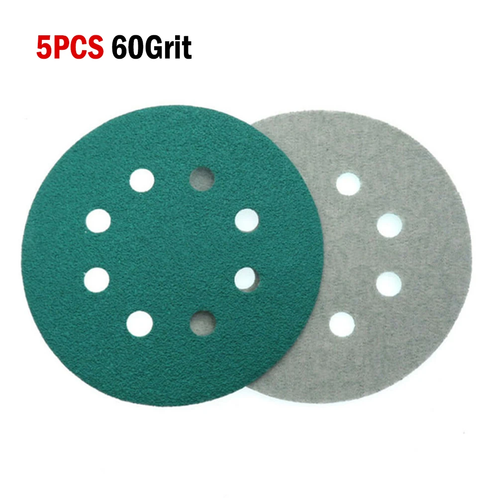 

Sandpaper ​Sanding Discs Hard Wood Non-ferrous Metal Film Sandpaper Zirconia Alumina 5Inch / 125mm Anti-static