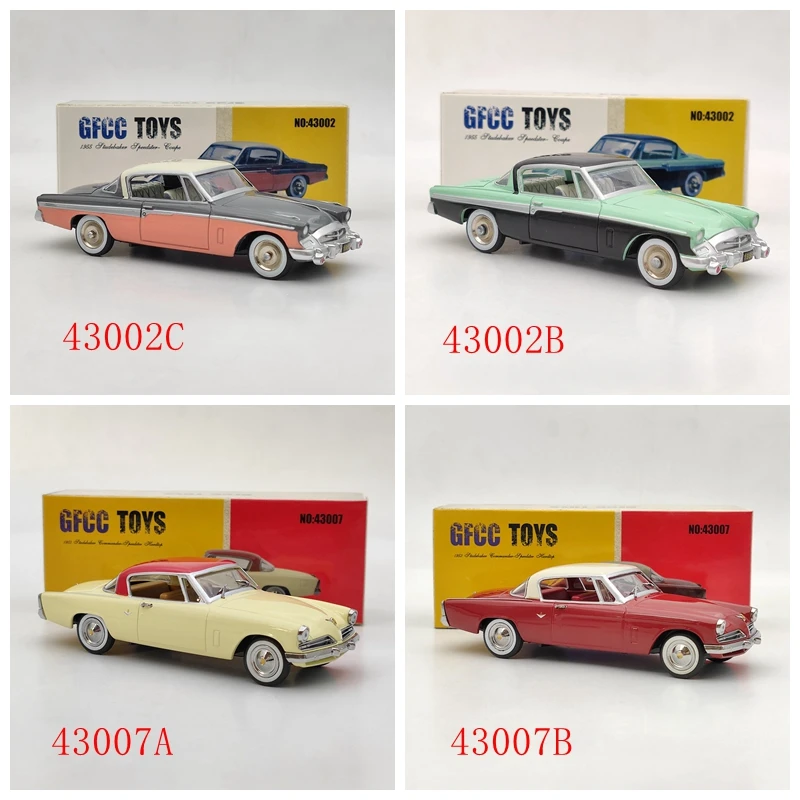Diecast Alloy 1:43 Studebaker 1955/1953 Car Model Pink, Black Adult Classic Collection Display Souvenir Ornament
Diecast Alloy 1:43 Studebaker 1955/1953 Car Model Pink, Black Adult Classic Collection Display Souvenir Ornament