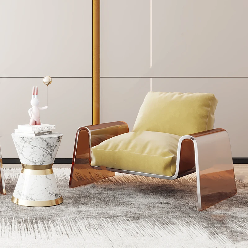 Nordic Design Nordic Design Black Brown Acrylic Leisure Sofa Modern Light Luxury Model Transparent Material Single Sofa Chair
Nordic Design Nordic Design Black Brown Acrylic Leisure Sofa Modern Light Luxury Model Transparent Material Single Sofa Chair