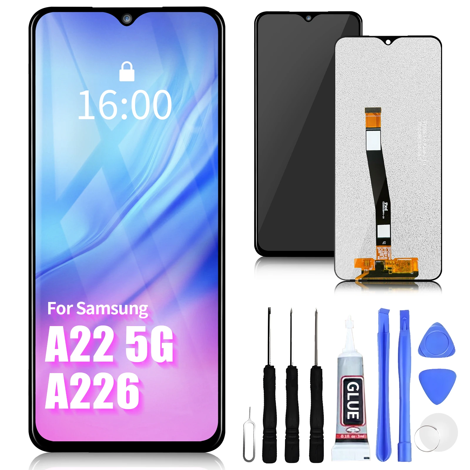 For Samsung A22 5G A226 LCD A226B SM-A226B/DSN Display Touch Screen Digiziter Phone LCD Screen Replacement For A22 5G LCD
For Samsung A22 5G A226 LCD A226B SM-A226B/DSN Display Touch Screen Digiziter Phone LCD Screen Replacement For A22 5G LCD