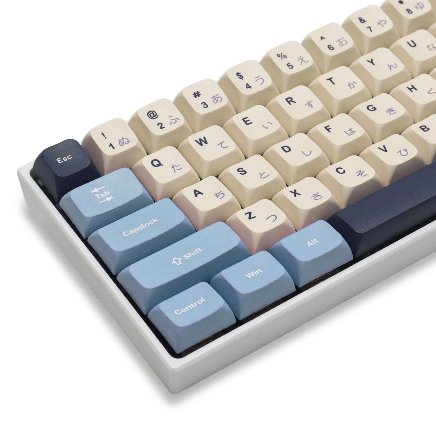 123 Keys Blue PBT Keycap Dye Sub MDA Profile Custom DIY Key Caps for 61/84/87/104 Cherry MX Switch Gaming Mechanical Keyboard
123 Keys Blue PBT Keycap Dye Sub MDA Profile Custom DIY Key Caps for 61/84/87/104 Cherry MX Switch Gaming Mechanical Keyboard