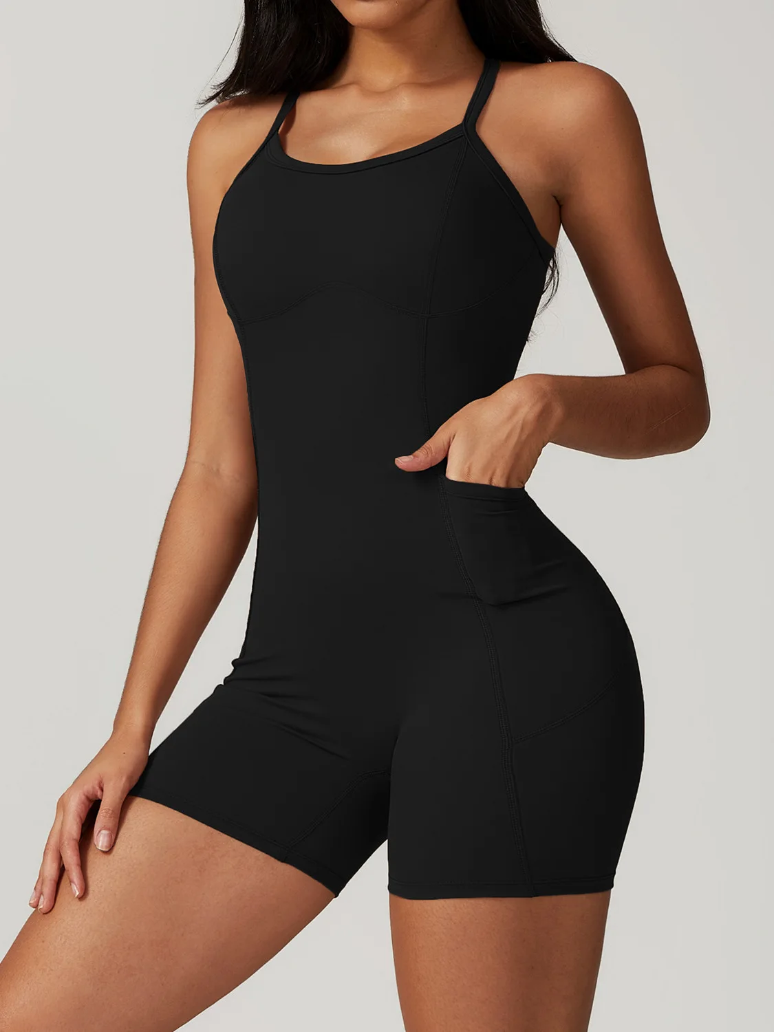 Sportswear woman gym Sport outfit for female yoga clothes Woman clothing yoga bodysuit set jumpsuit one piece with pocket
Sportswear woman gym Sport outfit for female yoga clothes Woman clothing yoga bodysuit set jumpsuit one piece with pocket