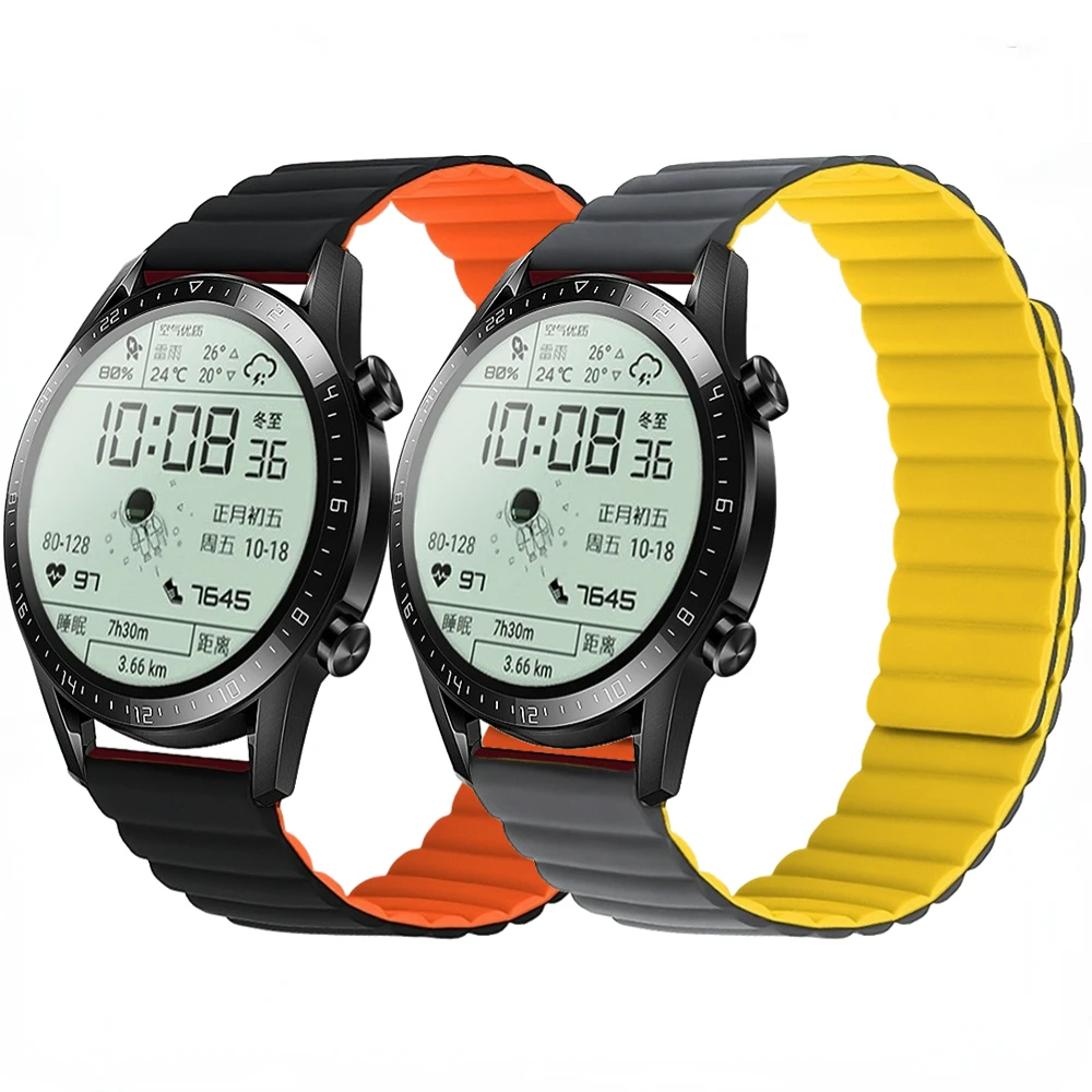 22mm 20mm Silicone Magnetic Strap For Samsung Galaxy Watch 3/Active 2/Huawei watch 3/GT/2 Replacement Wristband For Amazfit GTR
22mm 20mm Silicone Magnetic Strap For Samsung Galaxy Watch 3/Active 2/Huawei watch 3/GT/2 Replacement Wristband For Amazfit GTR