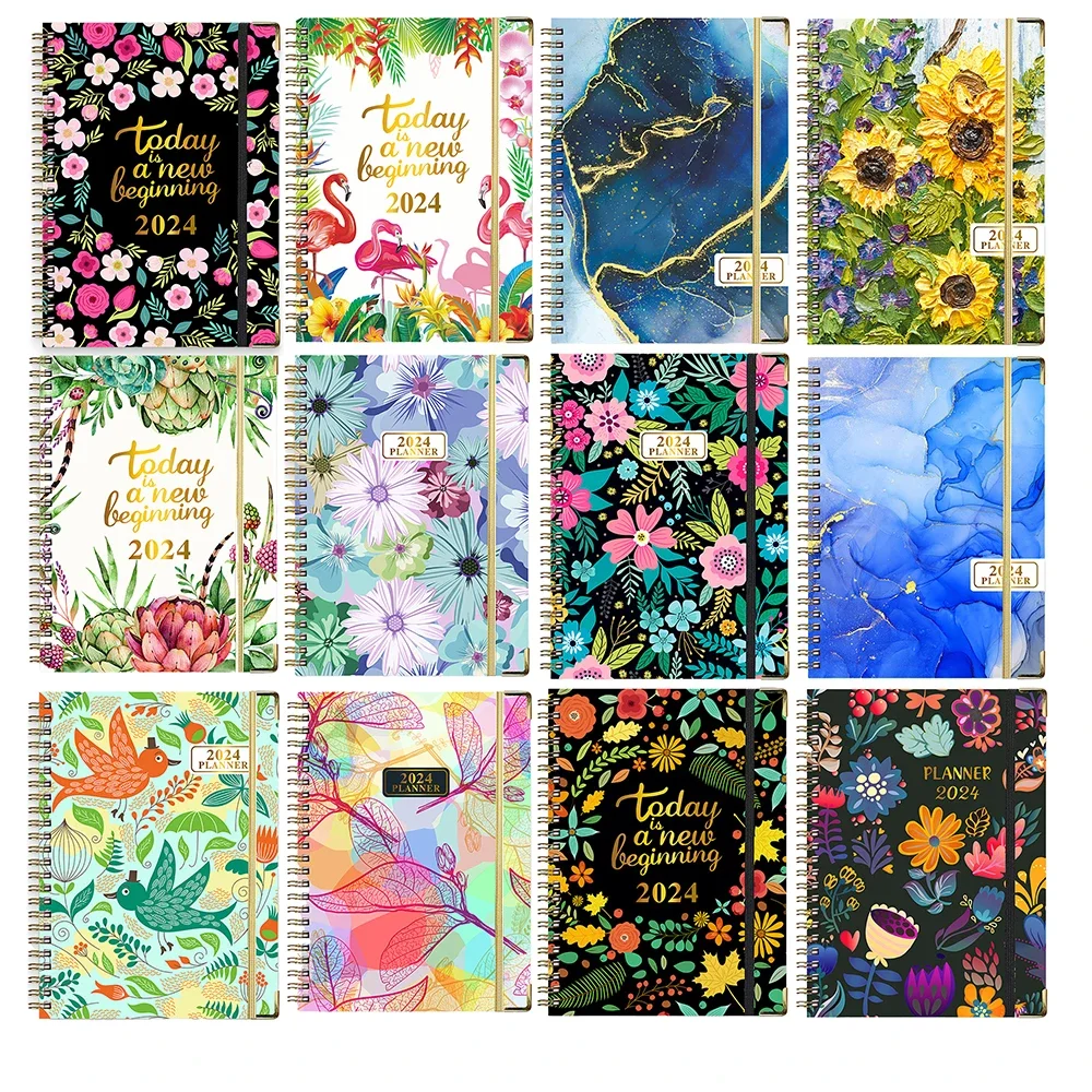 2024 English Planner A5 Coil Notebook Weekly Planner Notepad Stationery Office School Supplies
2024 English Planner A5 Coil Notebook Weekly Planner Notepad Stationery Office School Supplies